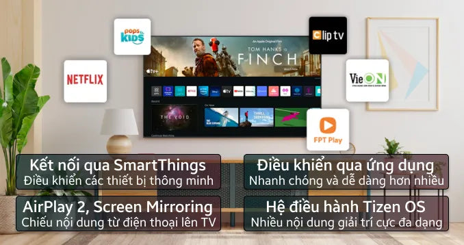 Smart Tivi Samsung QLED 4K 55 2024