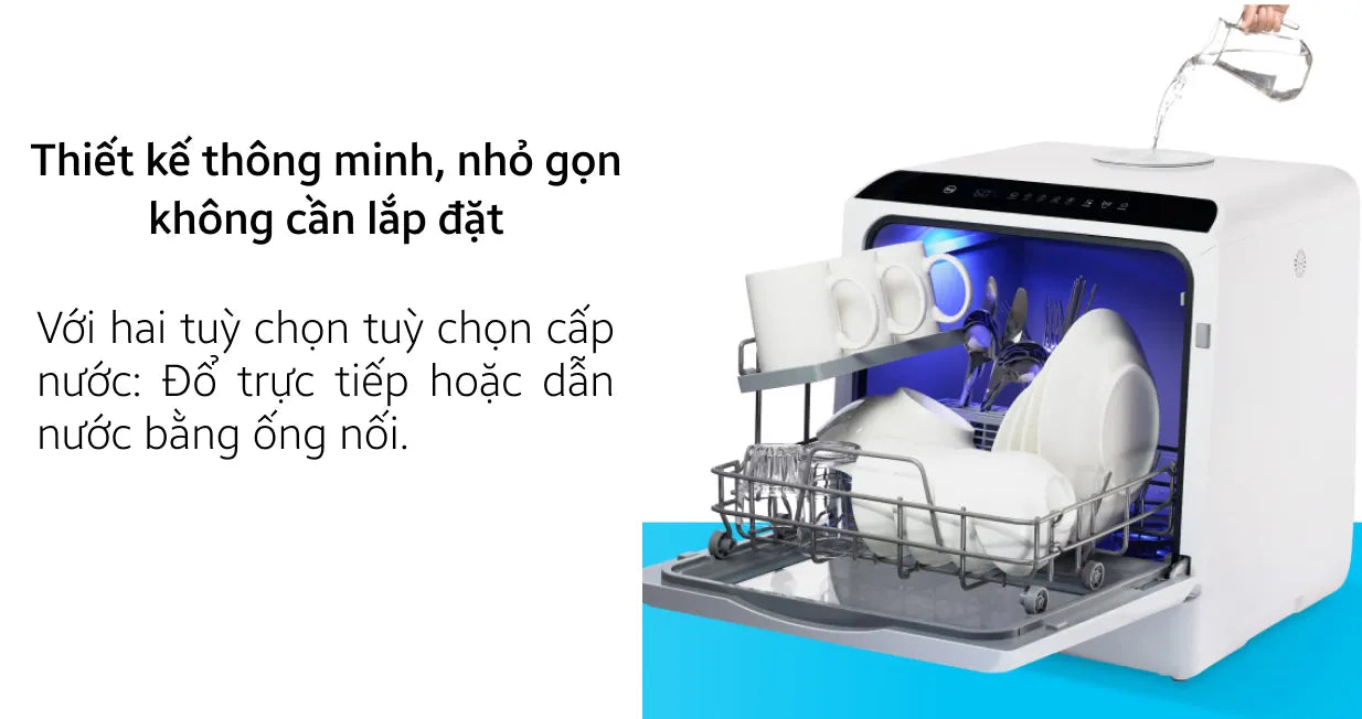 Máy rửa chén bát để bàn thông minh KOCHI