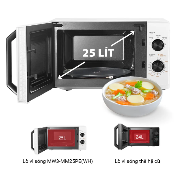 Lò vi sóng Toshiba MW3-MM25PE(WH)