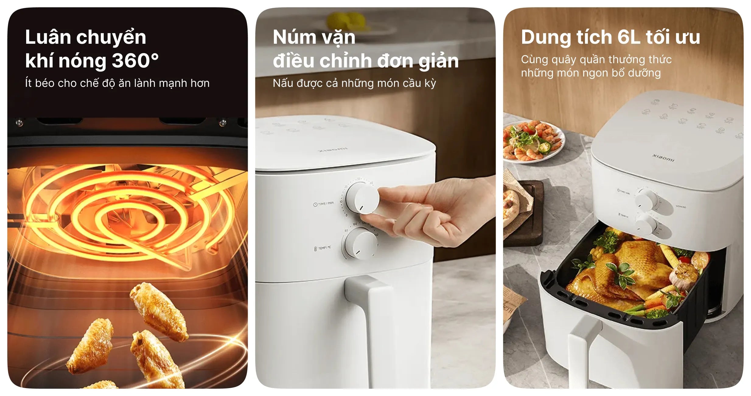 Nồi chiên không dầu Xiaomi Air Fryer Essential 6L