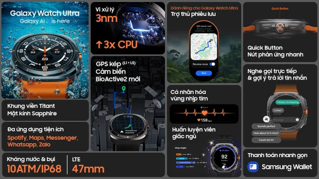 Đồng hồ thông minh Samsung Galaxy Watch Ultra